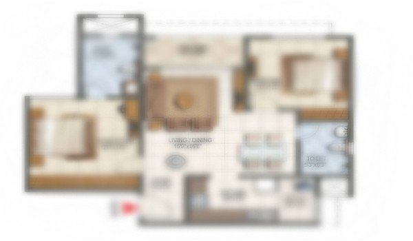 3.5 BHK Floor Plan
